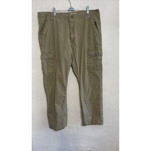 Wrangler Cargo Pants‎ Mens Tan Pant Work Wear Outdoor Hiking Relaxed Fit 40x32